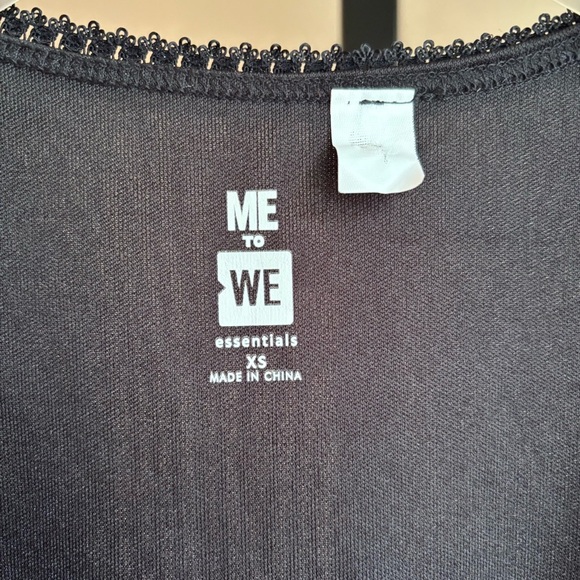 Me to We Black Floral Wrap Blouse with Puff Sleeves - Picture 3 of 5